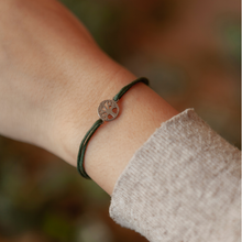 Lade das Bild in den Galerie-Viewer, 5 Bäume Armband - Silber Grün