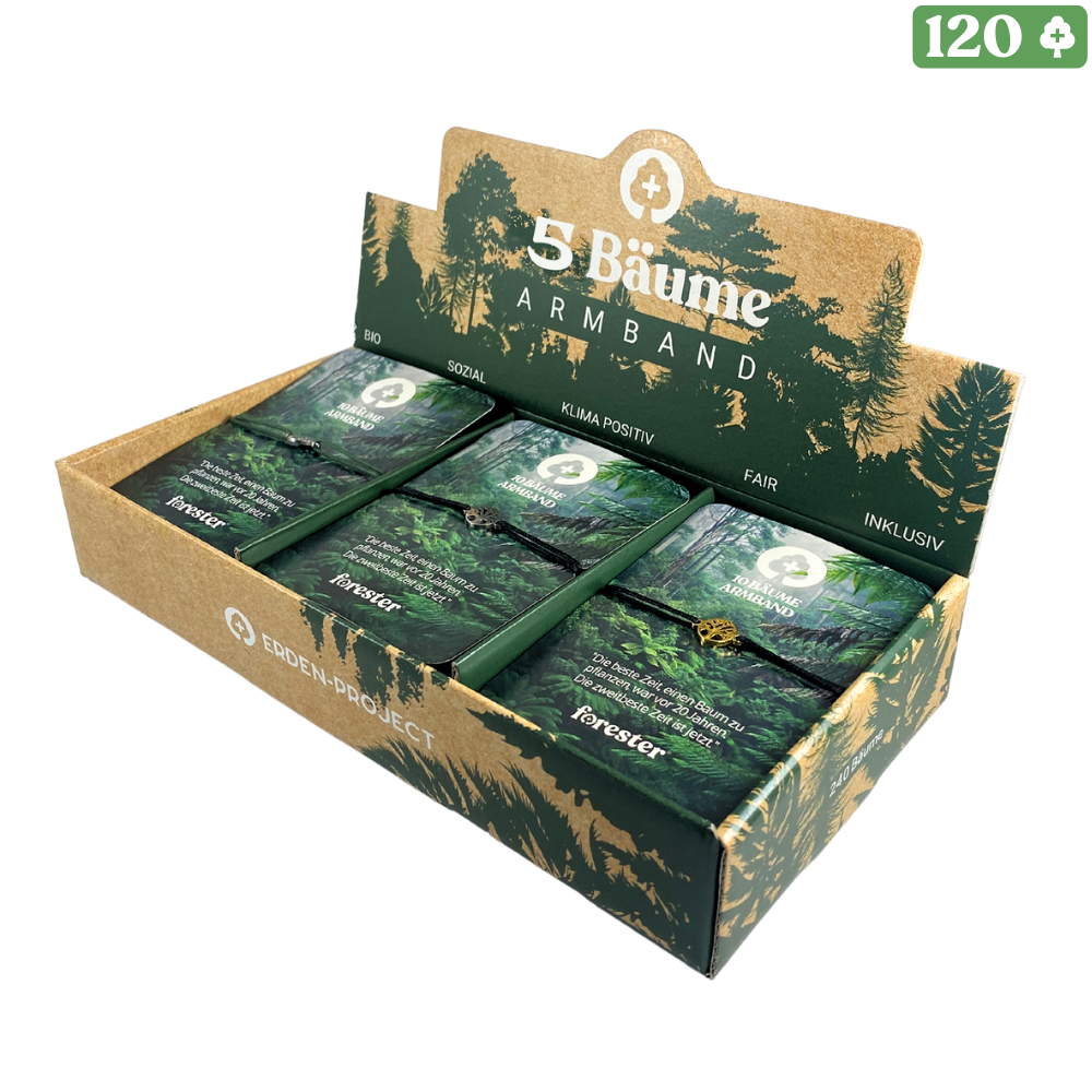 Kommission 24er Box 5-Bäume-Armband