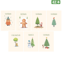 Lade das Bild in den Galerie-Viewer, Greet&amp;Grow / 8.0 Kollektion / XMAS / 7 Motive / 42stk.
