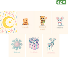 Lade das Bild in den Galerie-Viewer, Greet&amp;Grow / 7.0 Kollektion / XMAS / 7 Motive / 42stk.

